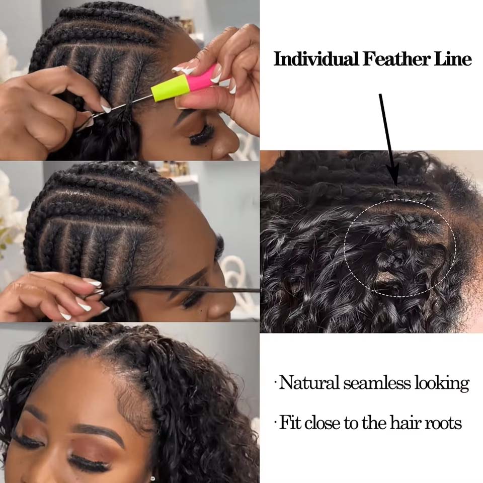 12A Burmese Curly Feather Croc - đánh giá và giá Water Wave Bulk Human Hair For Braiding