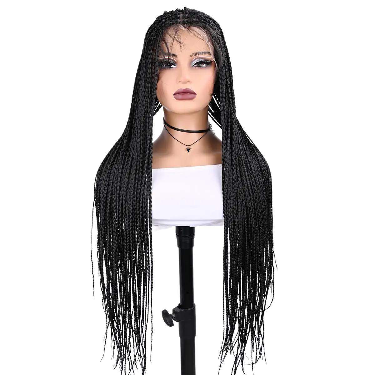 Synthetic Full Lace Wig Braide - đánh giá và giá Synthetic Braided Wigs For Black Women