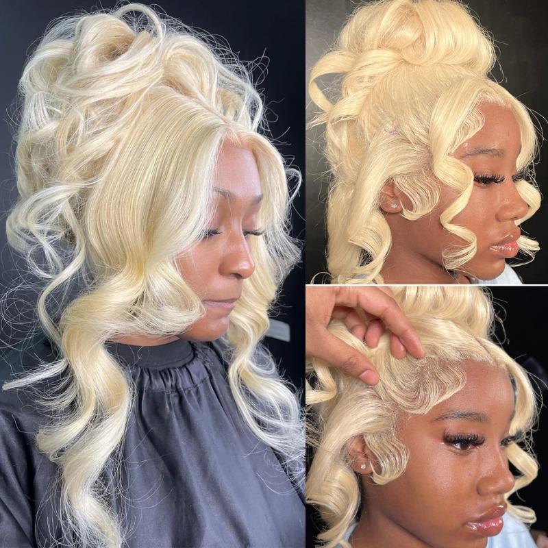 13x4 13x6 360 HD Transparent 6 - đánh giá và giá 613 Blonde Body Wave Lace Front Wig