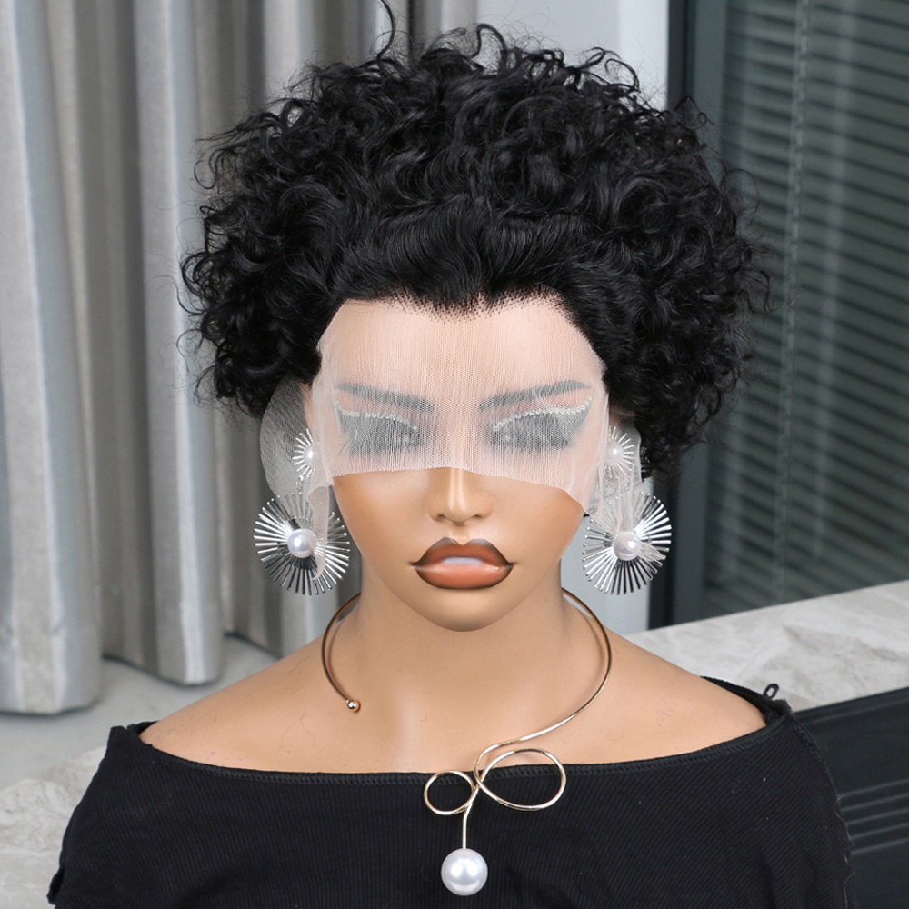 Pixie Cut Wig Human Hair 13x4  - đánh giá và giá Short Pixie Cut Wig Human Hair Cheap