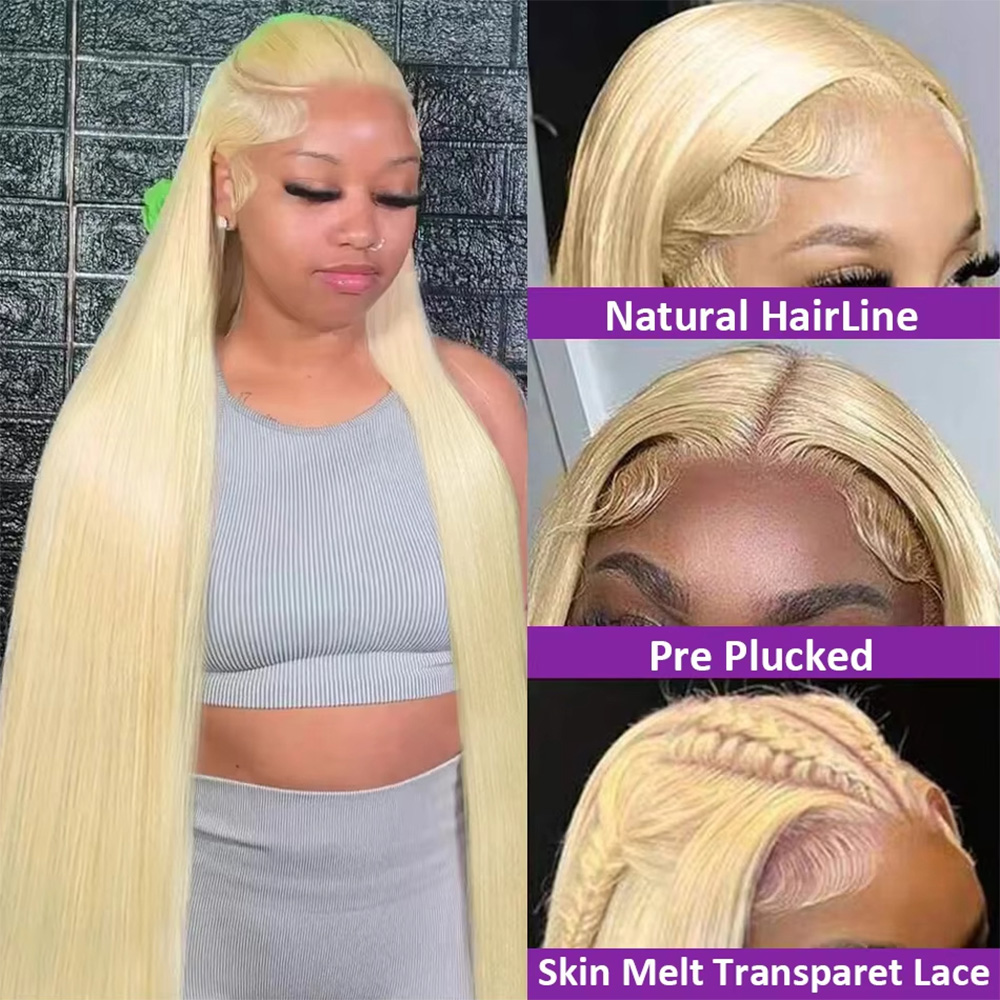 200% Density 613 Blonde Bone S - đánh giá và giá Hd Lace Frontal Wig Human Hair Pre Plucked