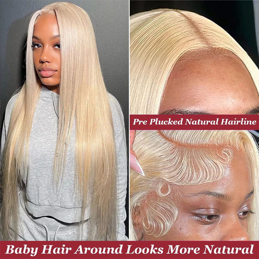 200% Density 613 Blonde Bone S - đánh giá và giá Hd Lace Frontal Wig Human Hair Pre Plucked
