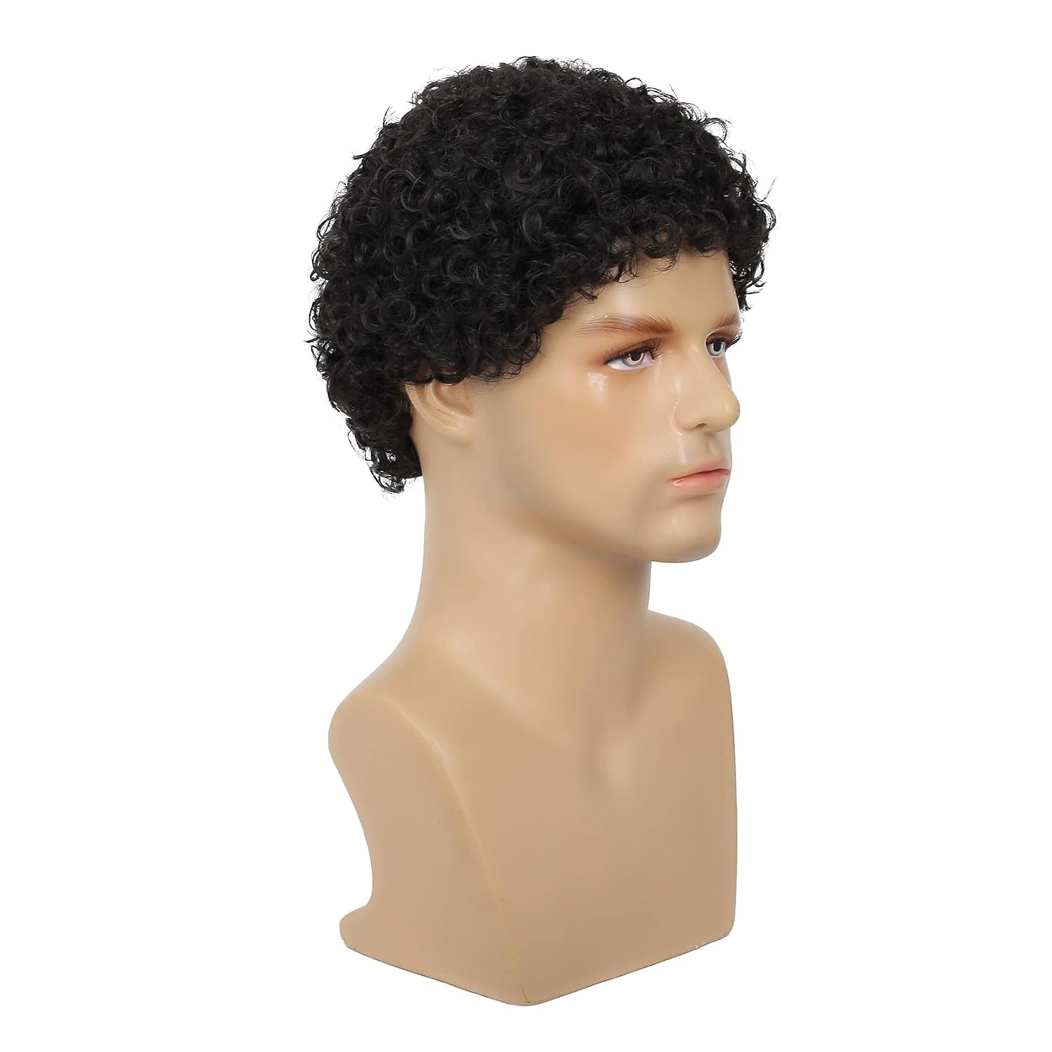 Short Afro Curly Black Wig for - đánh giá và giá Synthetic Wigs