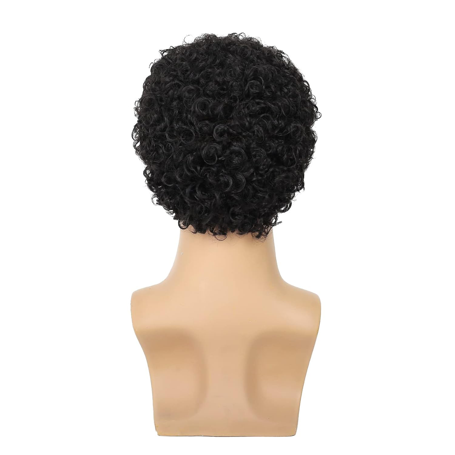 Short Afro Curly Black Wig for - đánh giá và giá Synthetic Wigs