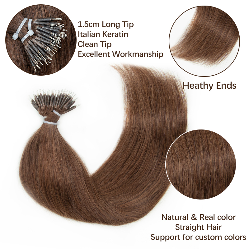 BOYMIA Nano Hair Extensions Hu - đánh giá và giá Invisible Tape In Extensions Real Hair