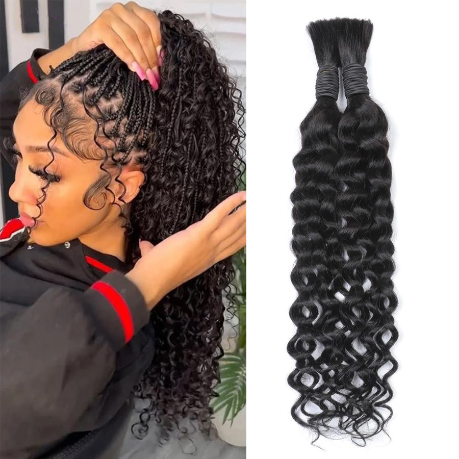 Boho Water Wave Human Hair for - đánh giá và giá Water Wave Bulk Human Hair For Braiding