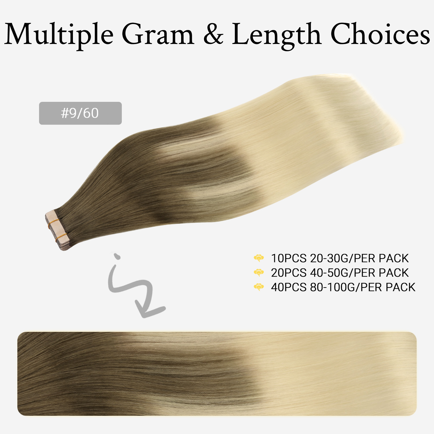 Sunmofavo Invisible Tape In Ha - đánh giá và giá Invisible Tape In Extensions Real Hair