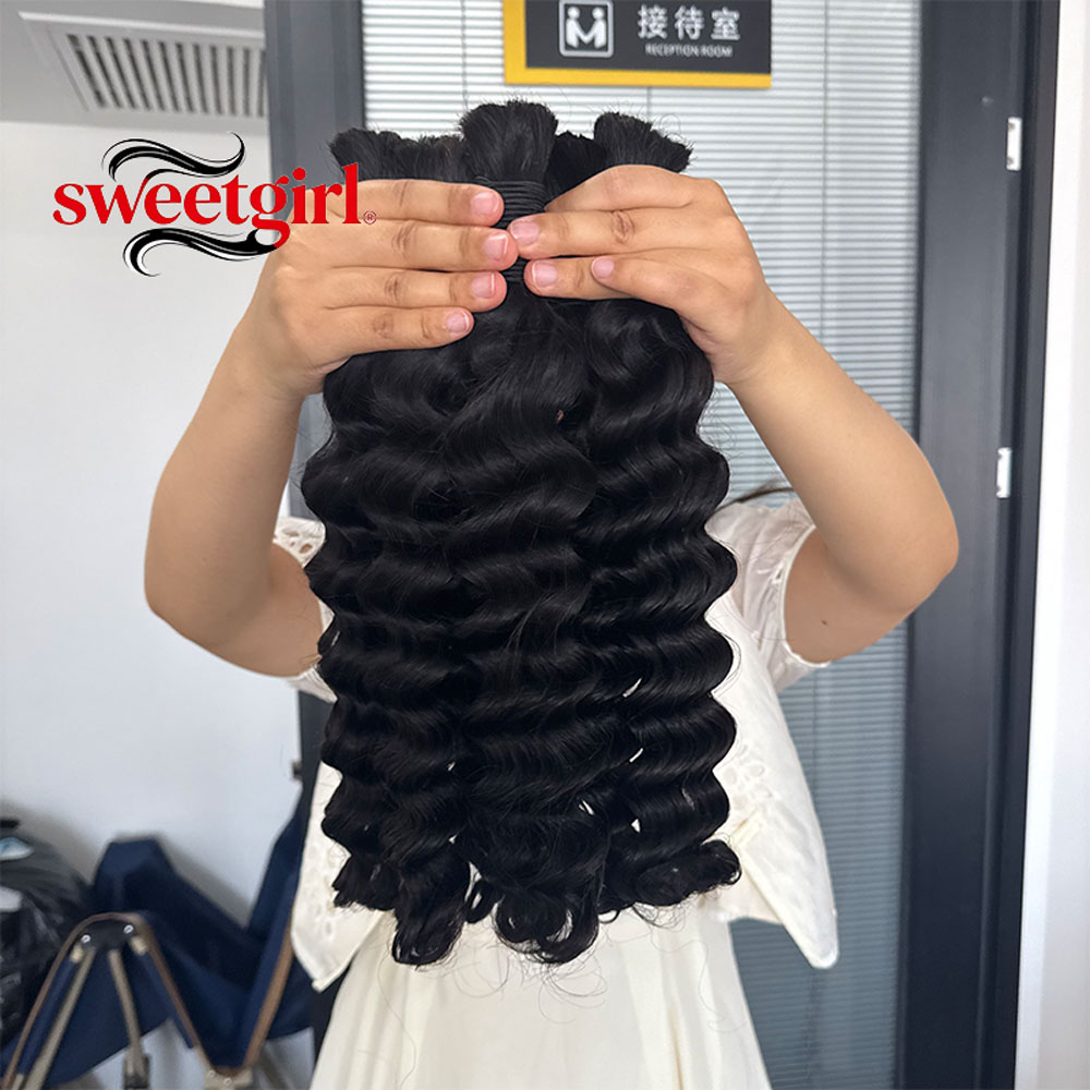 Water Wave Human Hair Bundles  - đánh giá và giá Water Wave Bulk Human Hair For Braiding