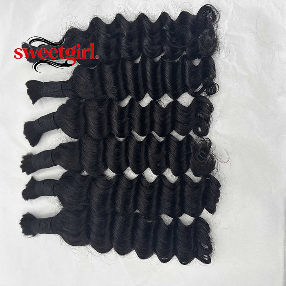 Water Wave Human Hair Bundles  - đánh giá và giá Water Wave Bulk Human Hair For Braiding