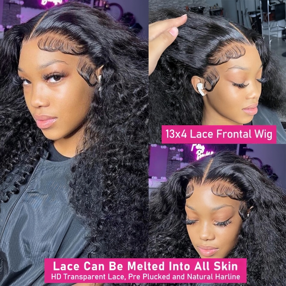 200 Density Water Wave Lace Fr - đánh giá và giá Lace Front Wigs