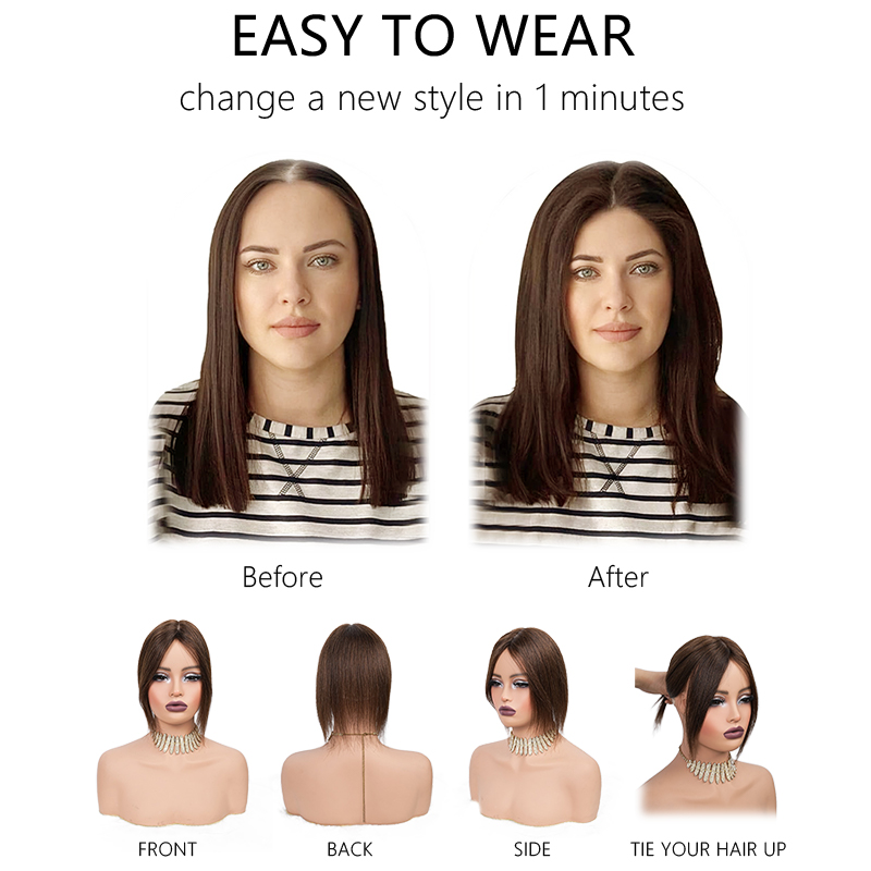 10 Inch 100% Human Hair 13X12c - đánh giá và giá Seamless Clip In Hair Extensions Human Hair